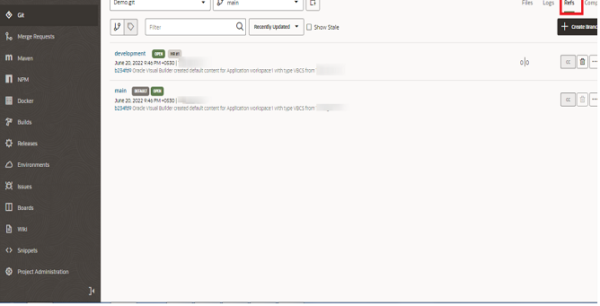 How to Implement Version Control Using Visual Builder Studio