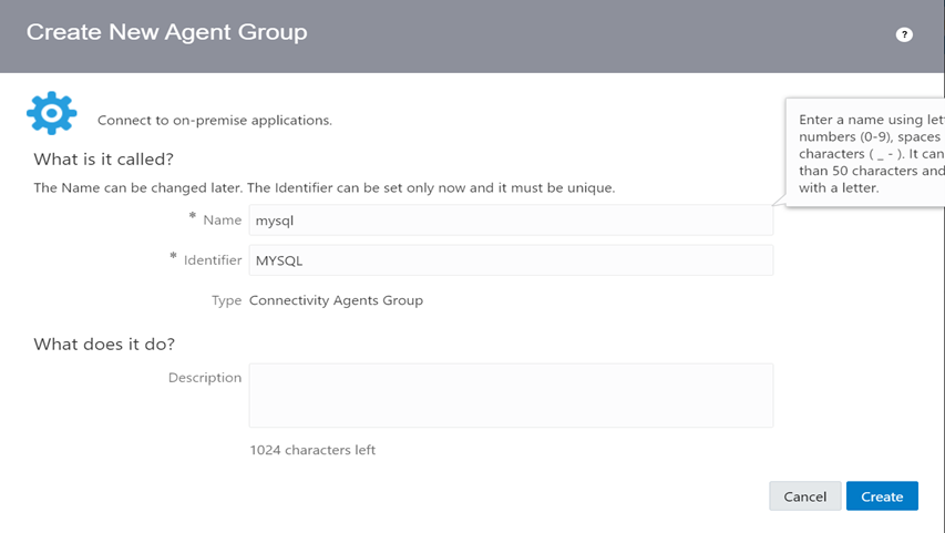 create new agent group