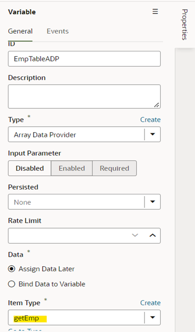 array data provider