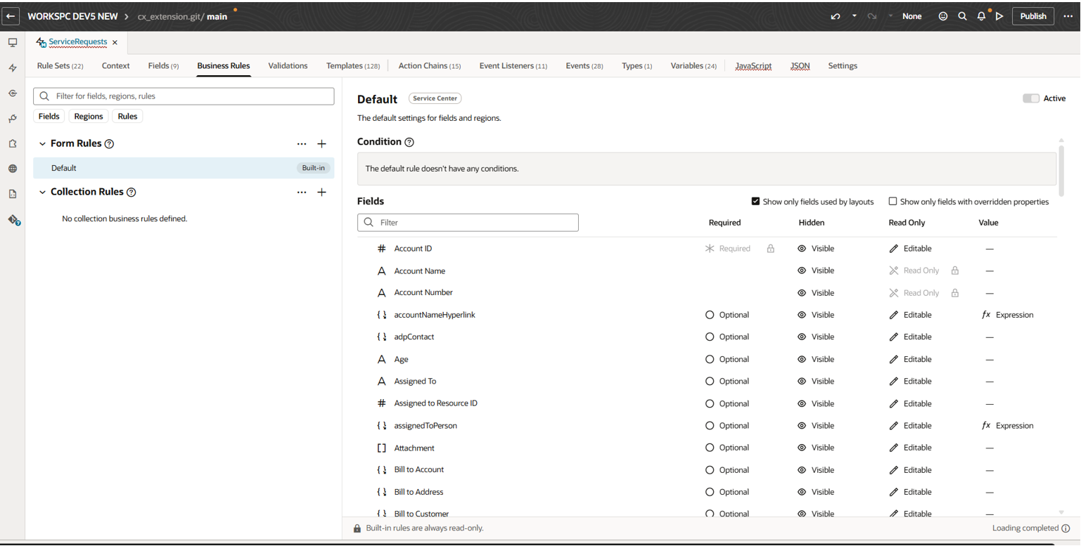 How to Make Fields Required, Read-Only, or Default Using Business Rules in Oracle Redwood UI